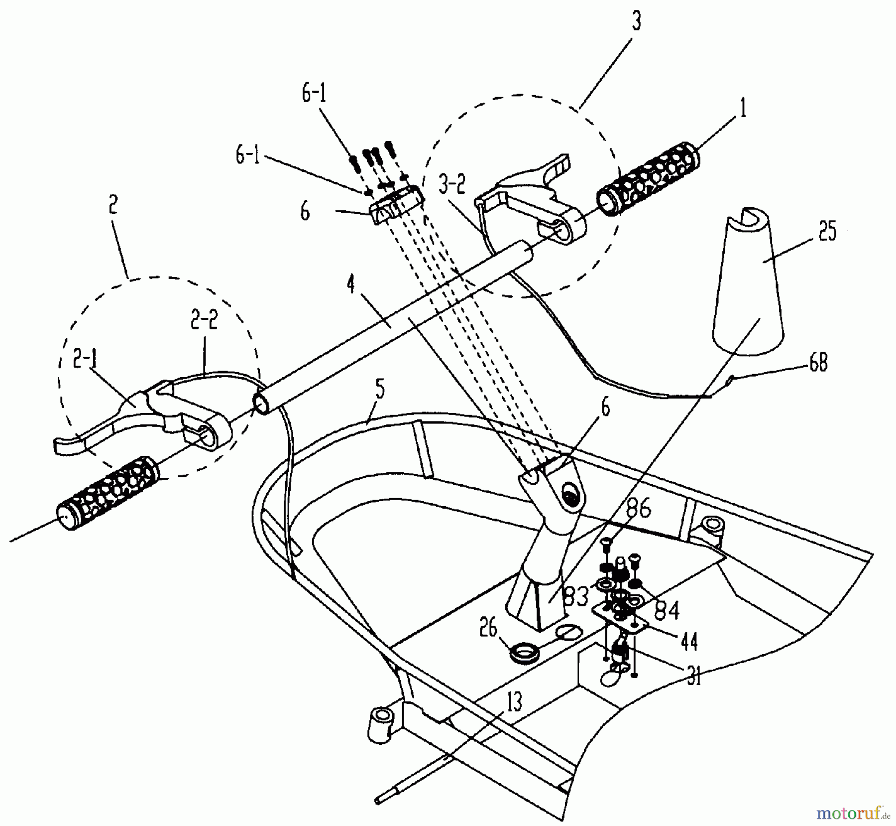  Tanaka Sonstiges TPK-470GS - Tanaka 47cc Paveracer Kart Handle & Controls