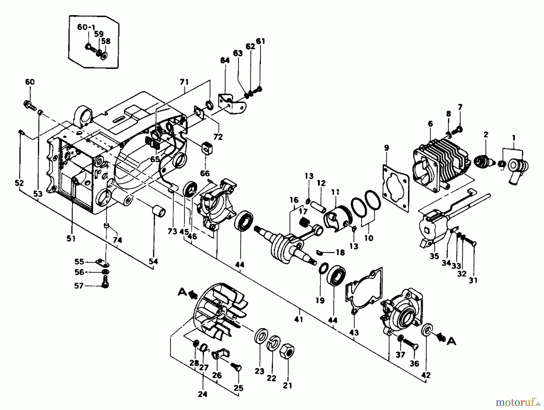  Tanaka Motorsägen ECS-300 - Tanaka Chainsaw Engine