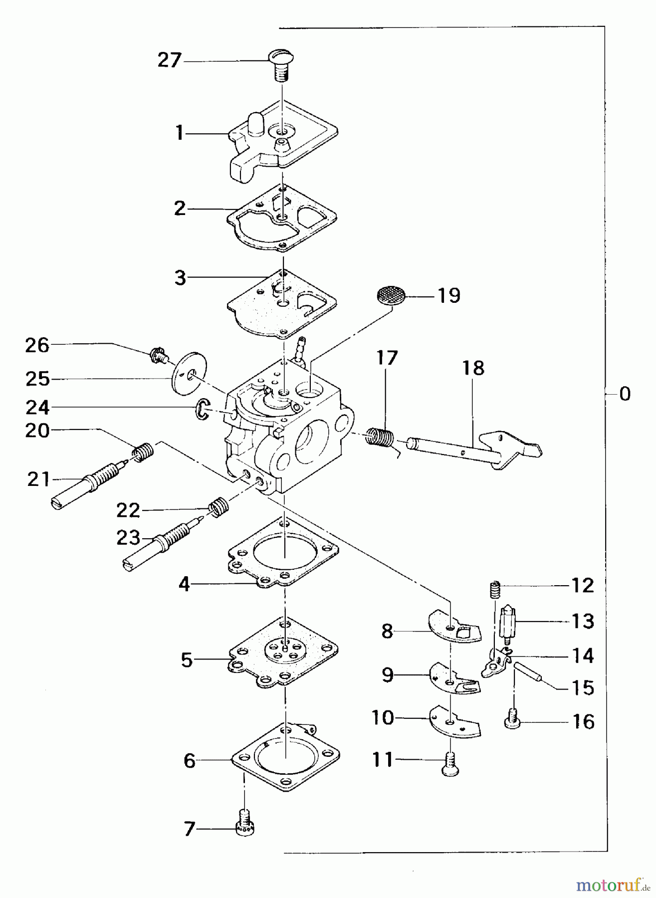  Tanaka Motorsägen ECS-370 - Tanaka Chainsaw Carburetor