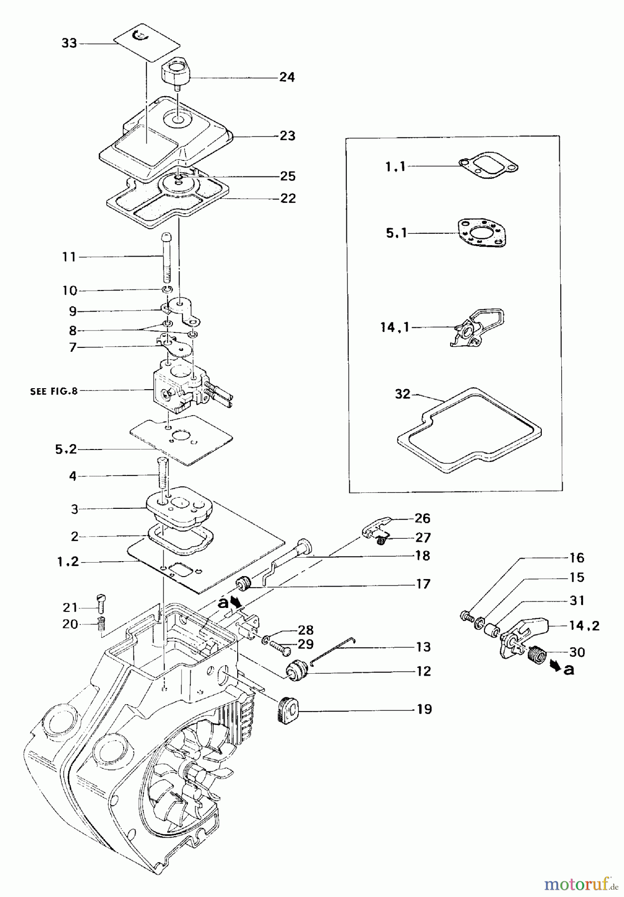  Tanaka Motorsägen ECS-370 - Tanaka Chainsaw Carburetor & Cleaner