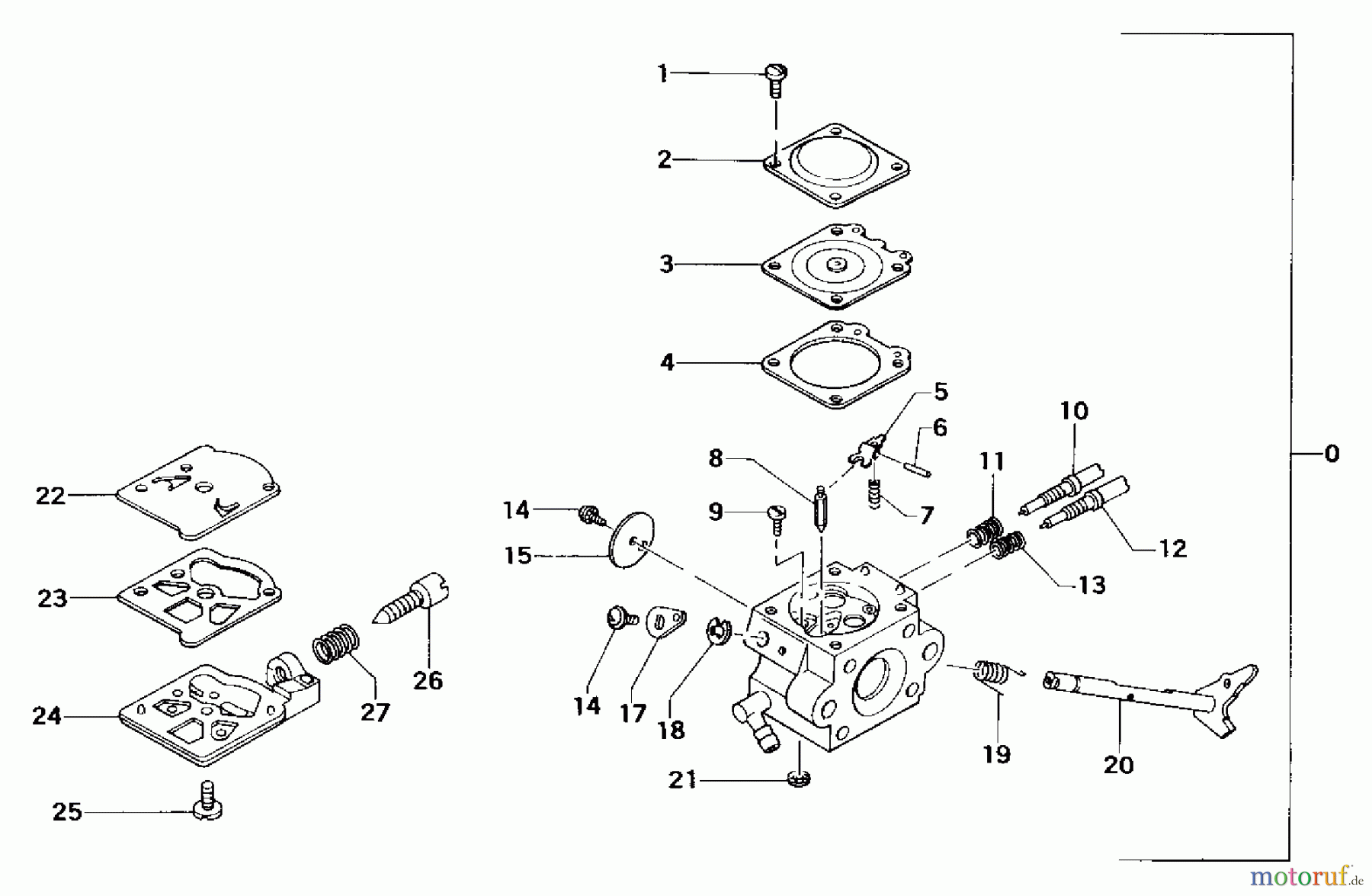  Tanaka Motorsägen ECS-4000 - Tanaka Chainsaw Carburetor