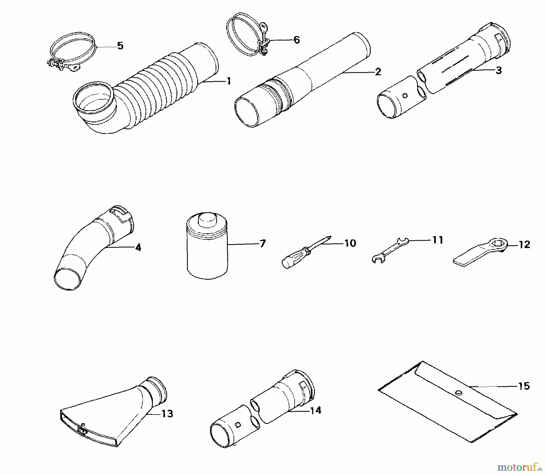  Tanaka Blasgeräte, Sauger, Häcksler, Mulchgeräte TBL-300 - Tanaka Backpack Blower Accessories