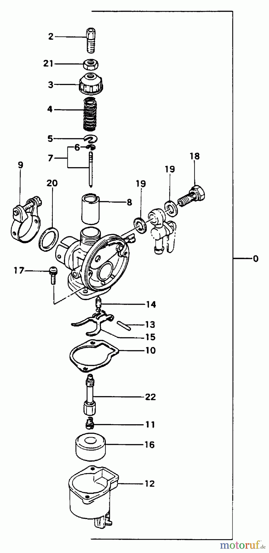  Tanaka Sprühgeräte TMS-450 - Tanaka Mist/Dust Sprayer Carburetor