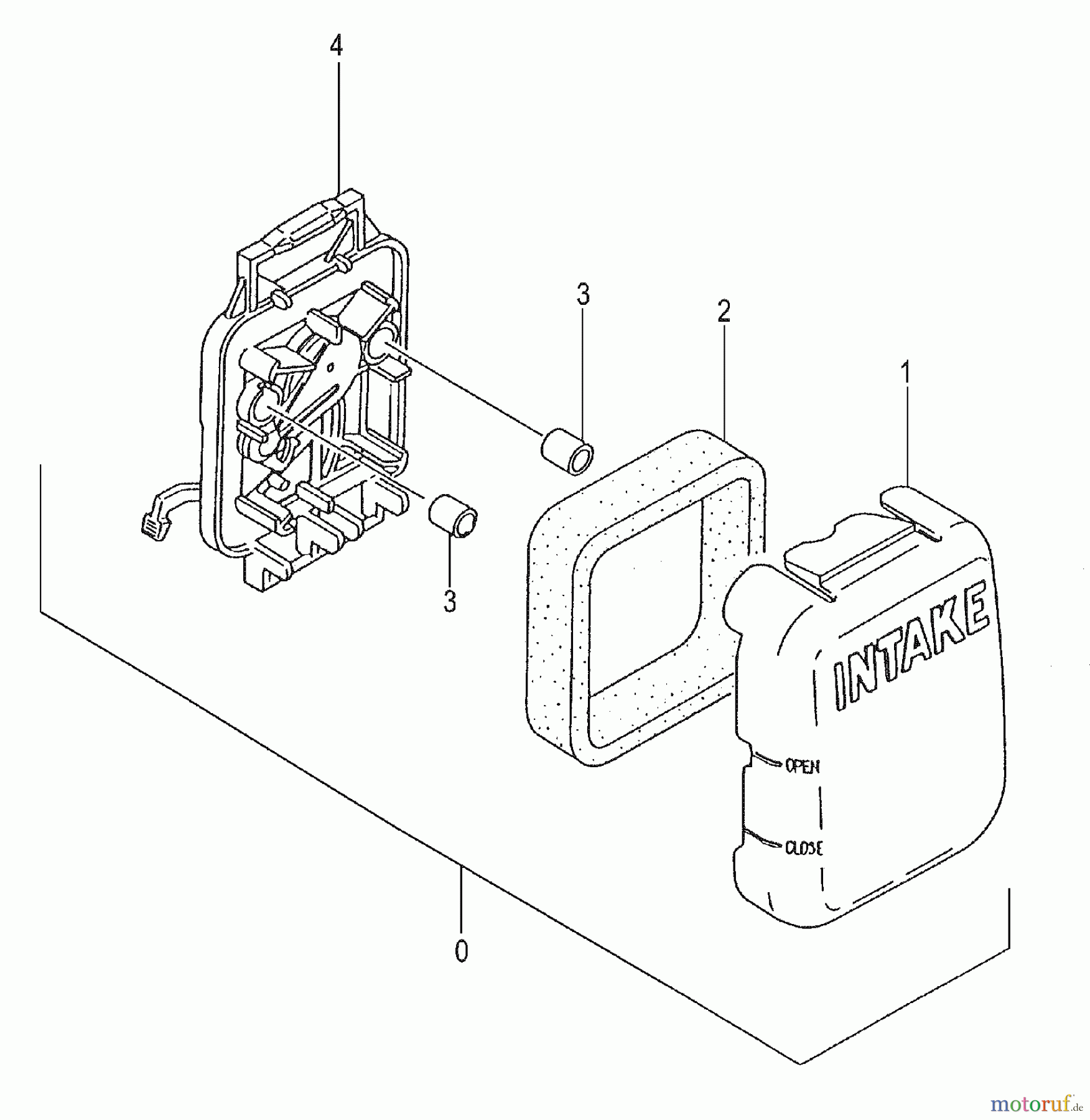  Tanaka Trimmer, Motorsensen TBC-2501H - Tanaka Grass Trimmer (SN: C263177 - C263752) Air Cleaner