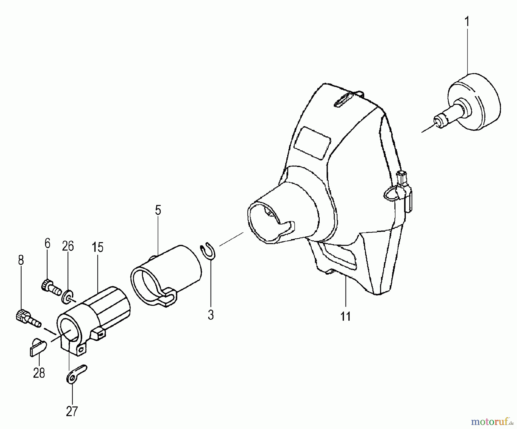  Tanaka Trimmer, Motorsensen TBC-260PF/L - Tanaka Grass Trimmer Fan Case & Clutch Drum