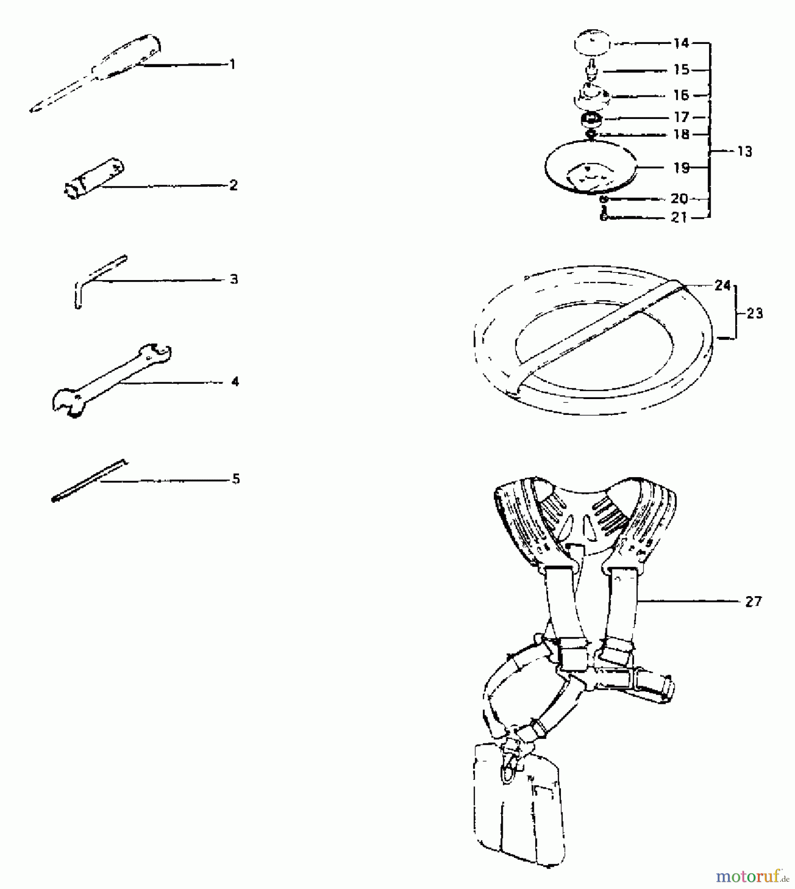  Tanaka Trimmer, Motorsensen TBC-422 - Tanaka Brush Cutter Tools & Optional Parts