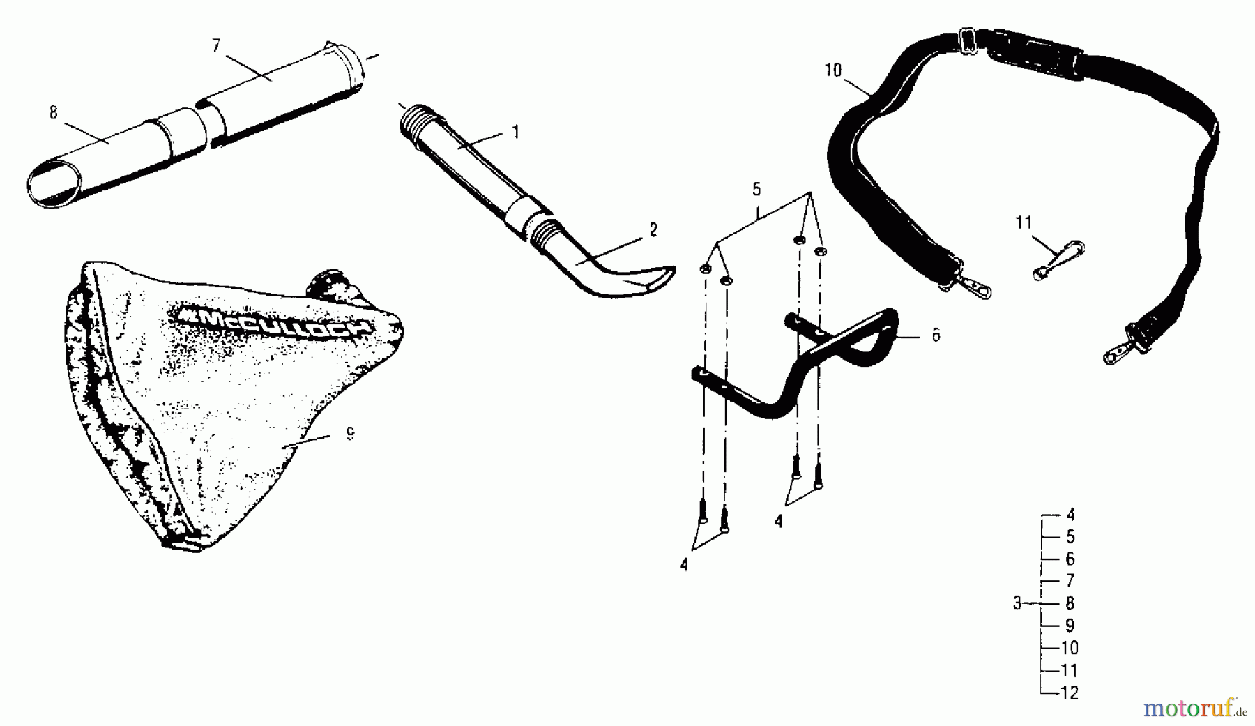  Tanaka Blasgeräte, Sauger, Häcksler, Mulchgeräte THB-2400 - Tanaka Blower/Vac Accessories