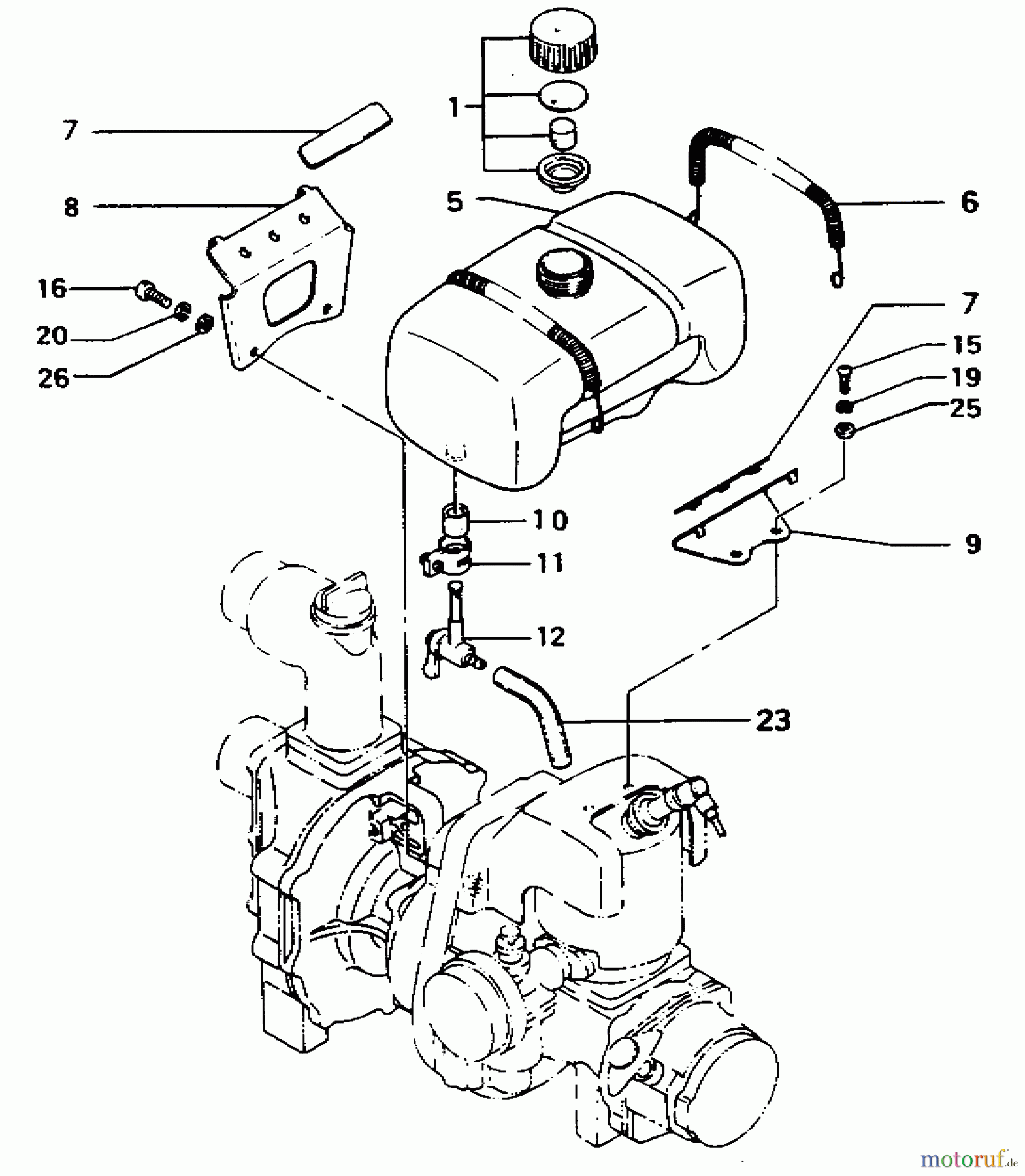  Tanaka Wasser Pumpen TCP-381 - Tanaka Centrifugal Pump Fuel Tank