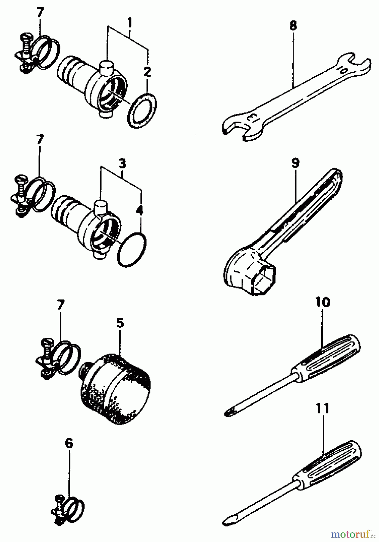  Tanaka Wasser Pumpen TCP-381 - Tanaka Centrifugal Pump Tools & Optional Parts