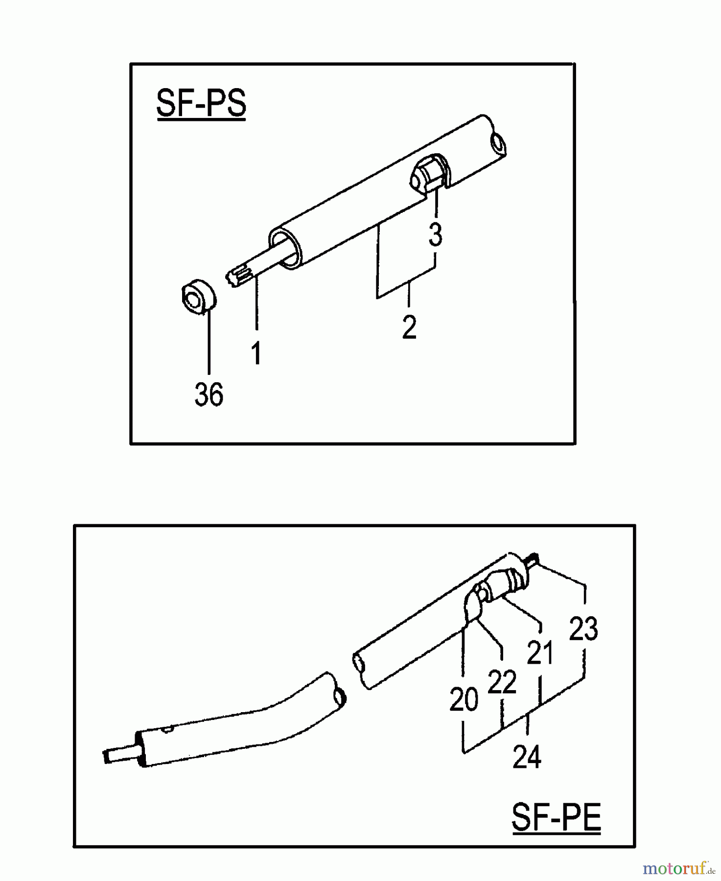  Tanaka Zubehör TBC-255SFK - Tanaka Smart Fit - 3 in 1 - Multi Task Tool Lower Shafts - Edger & Pole Saw