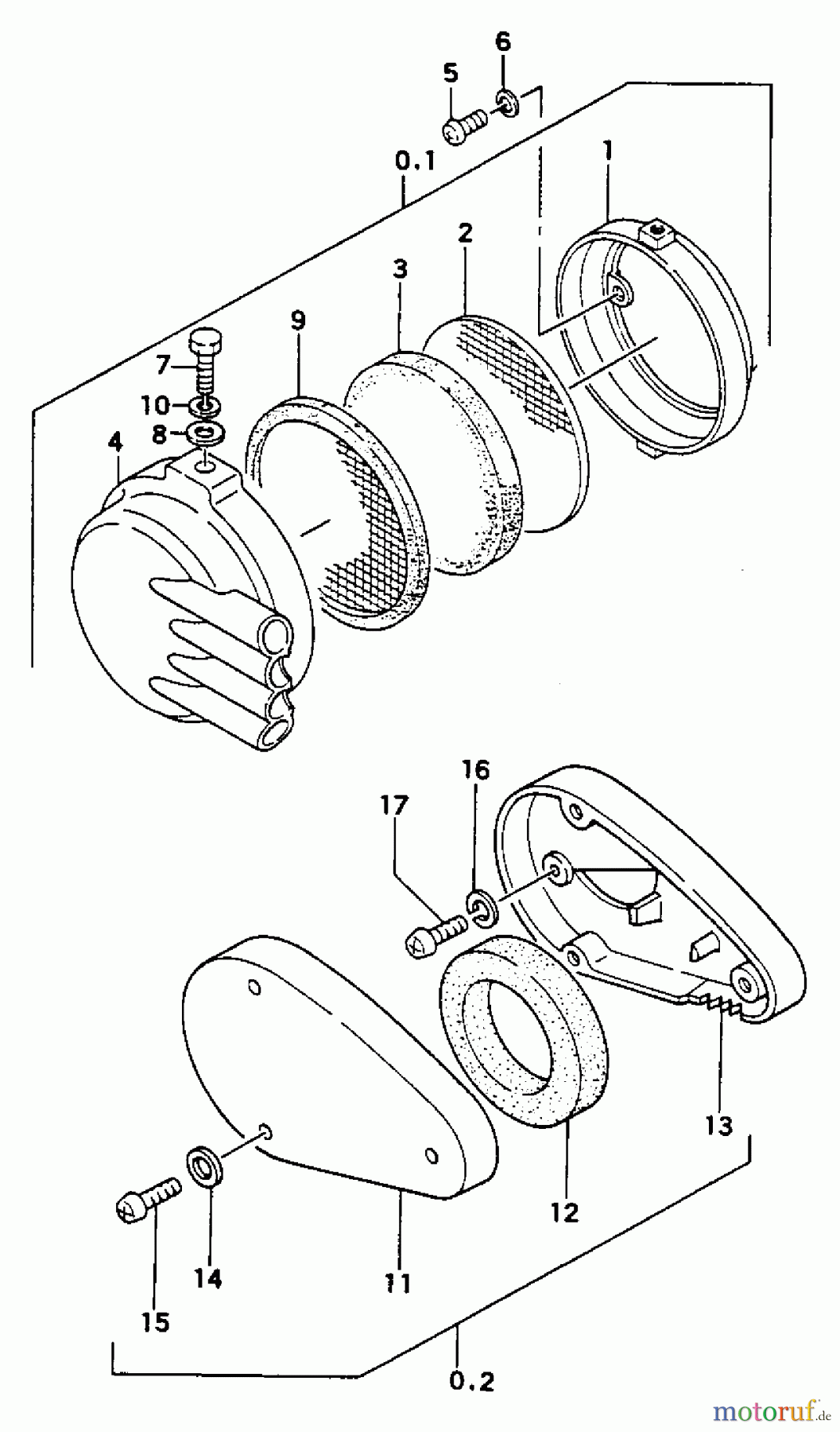  Tanaka Motoren QBM-23NA - Tanaka Bicycle Engine Air Cleaner