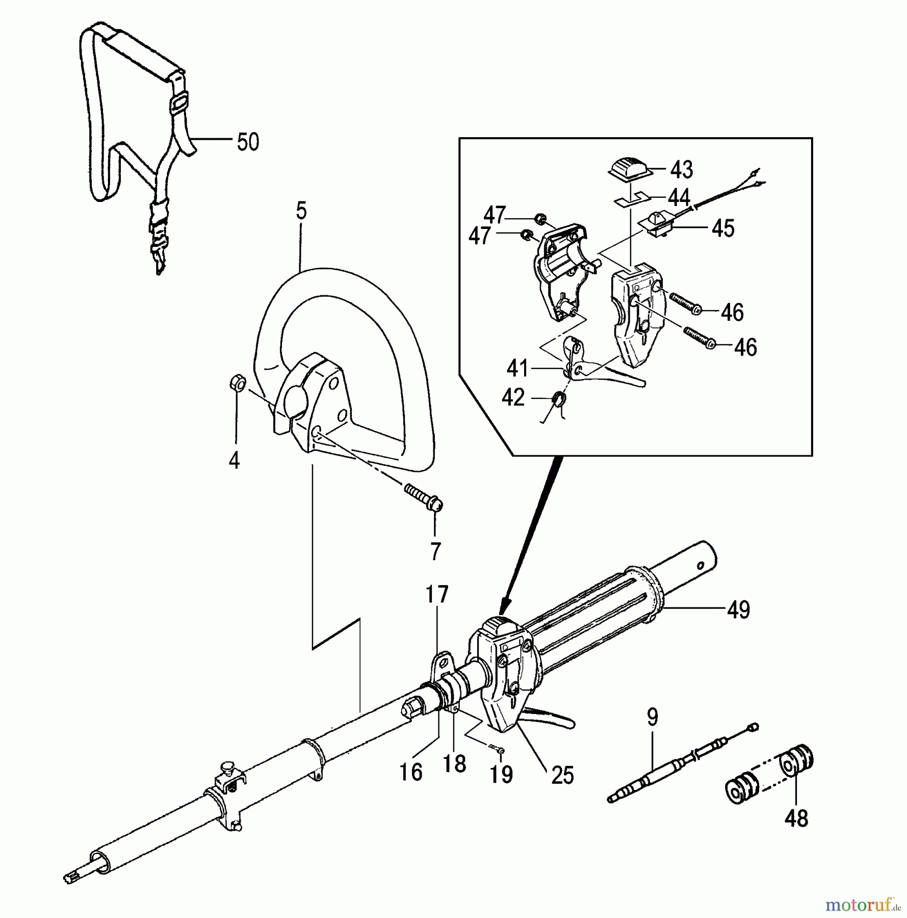  Tanaka Zubehör TBC-255SFK - Tanaka Smart Fit - 3 in 1 - Multi Task Tool Throttle & Front Handle