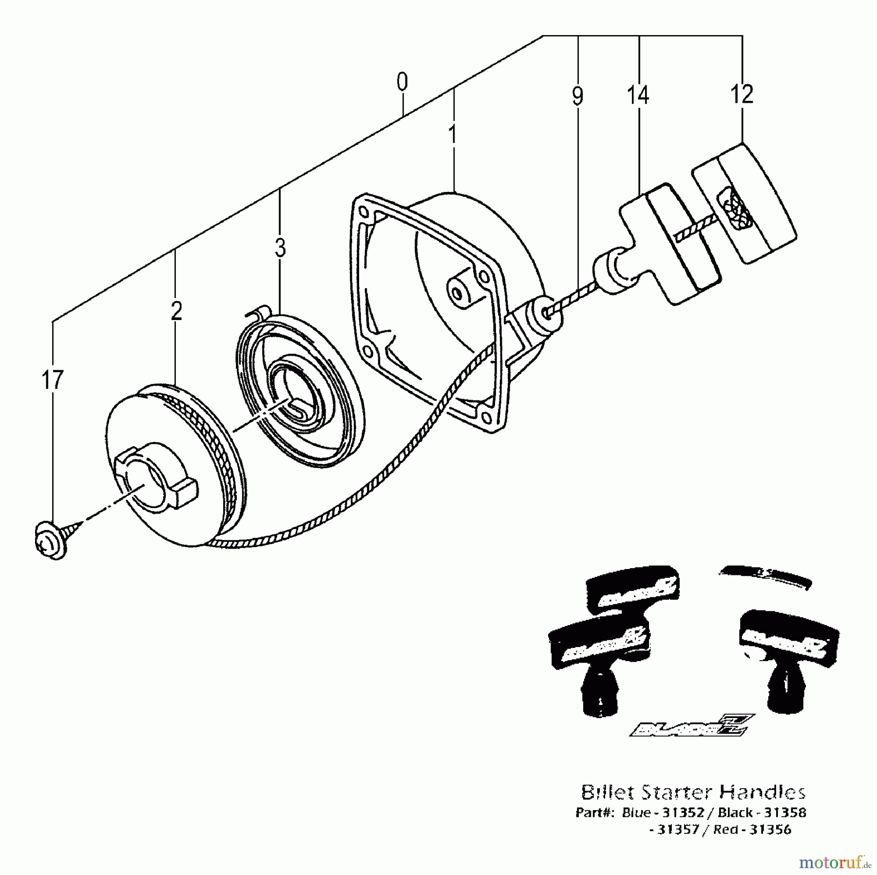  Tanaka Motoren TC-47R - Tanaka Utility / Scooter Engine Starter