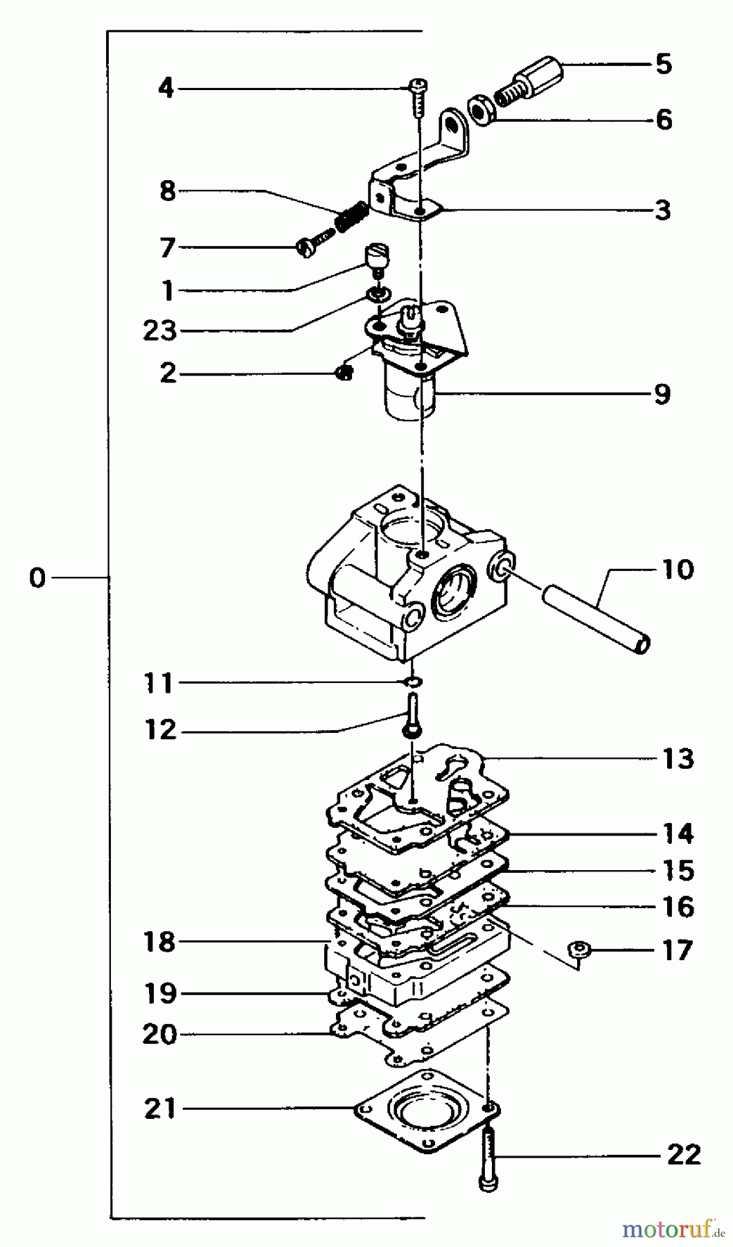  Tanaka Heckenscheeren THT-212 - Tanaka Hedge Trimmer Carburetor