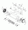 Wolf-Garten TC 30 S 3624000 Series A (2004) Listas de piezas de repuesto y dibujos Cutter block, Wheels, Spindle housing