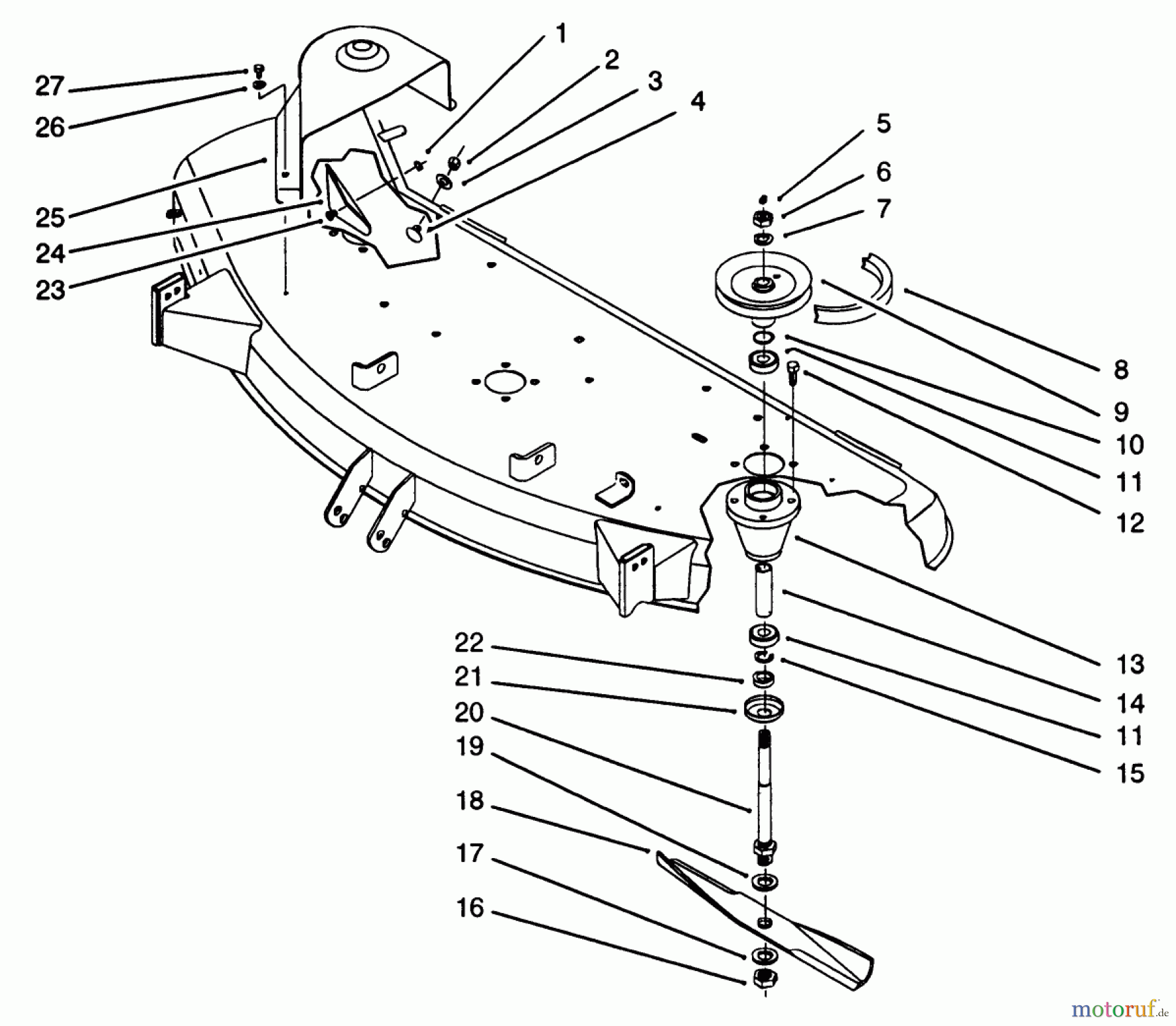  Toro Neu Mowers, Deck Assembly Only 05-48SS01 - Toro 48