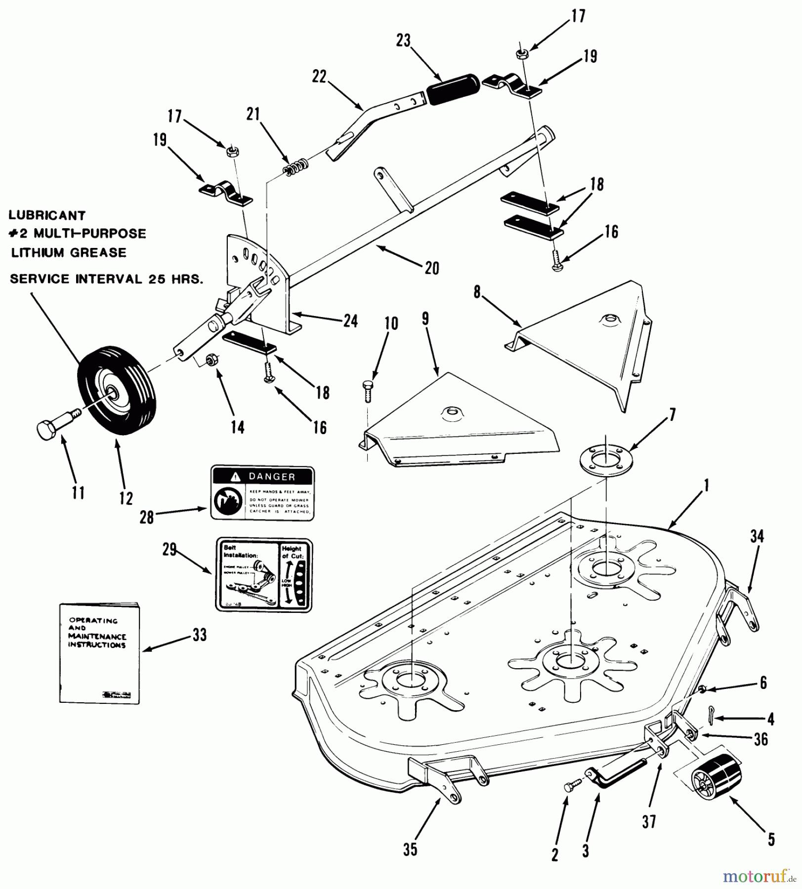  Toro Neu Mowers, Deck Assembly Only 15-48SC01 - Toro 48