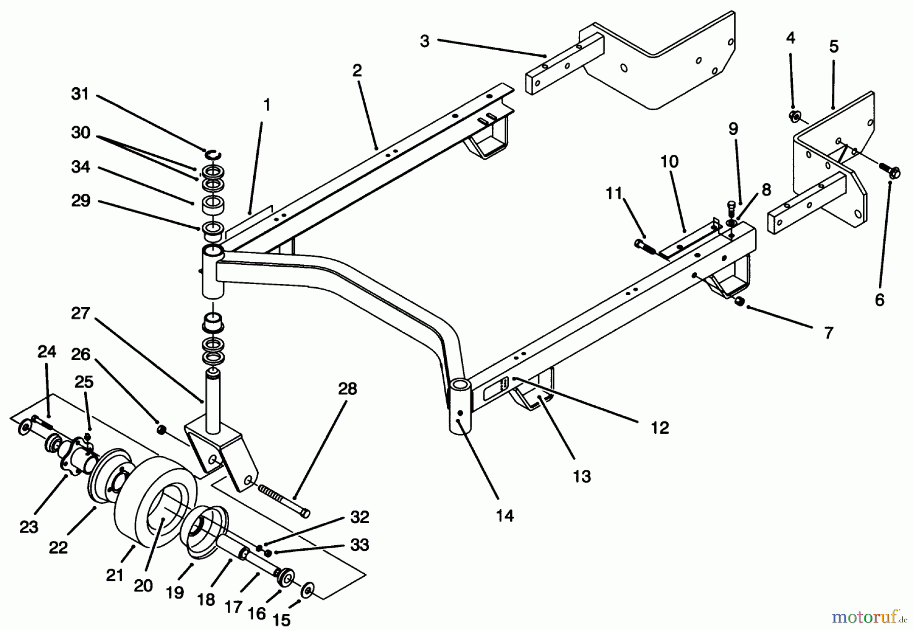  Toro Neu Mowers, Deck Assembly Only 30137 - Toro 37