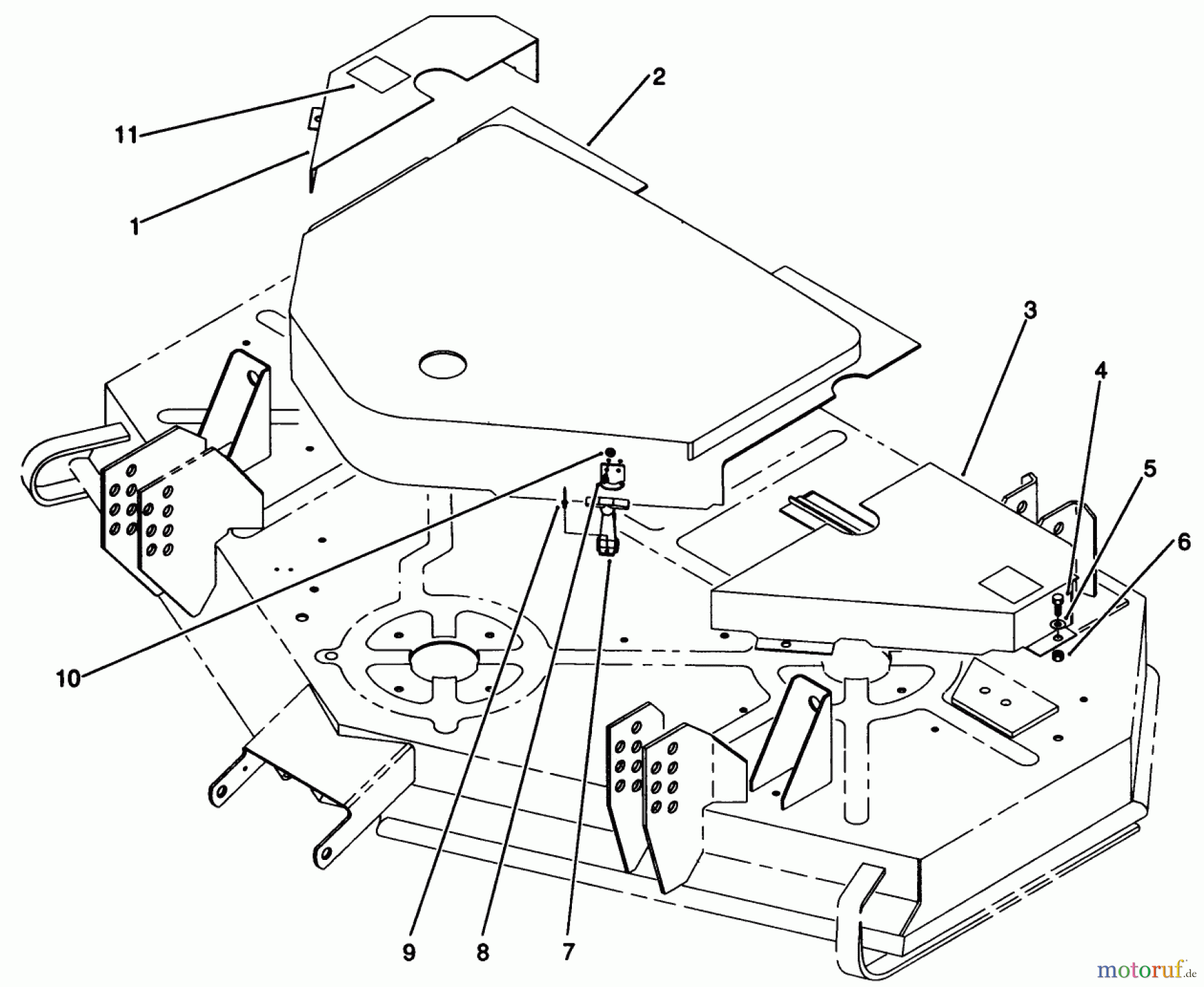  Toro Neu Mowers, Deck Assembly Only 30148 - Toro 48