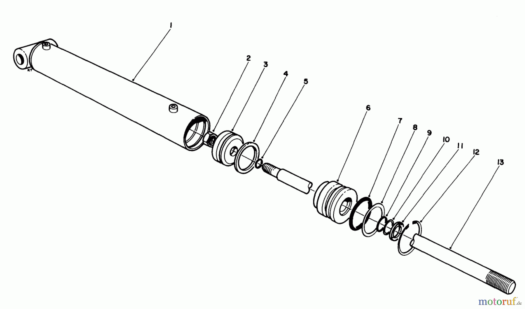  Toro Neu Mowers, Deck Assembly Only 30544 (117/120) - Toro 44