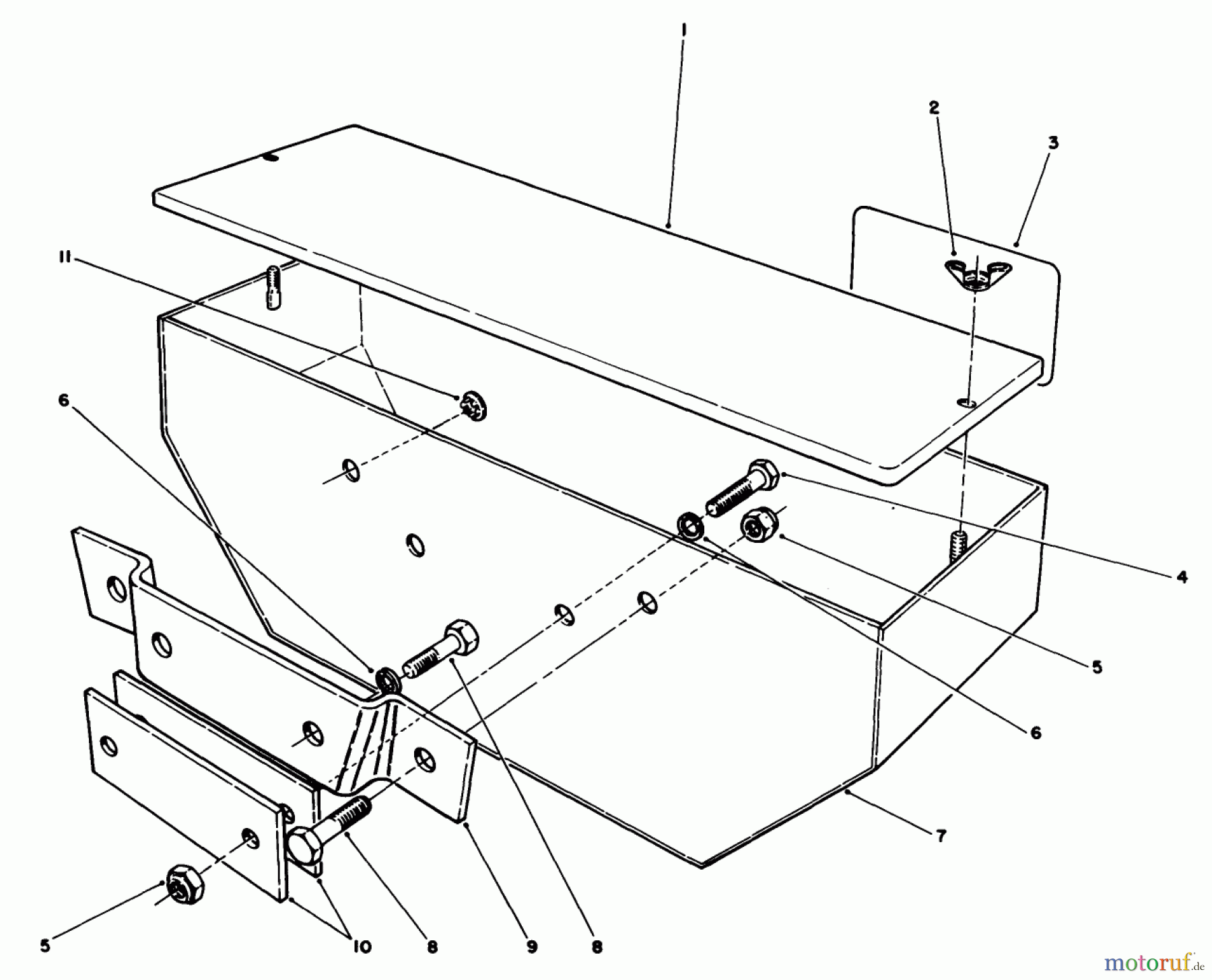  Toro Neu Mowers, Deck Assembly Only 30544 (117/120) - Toro 44