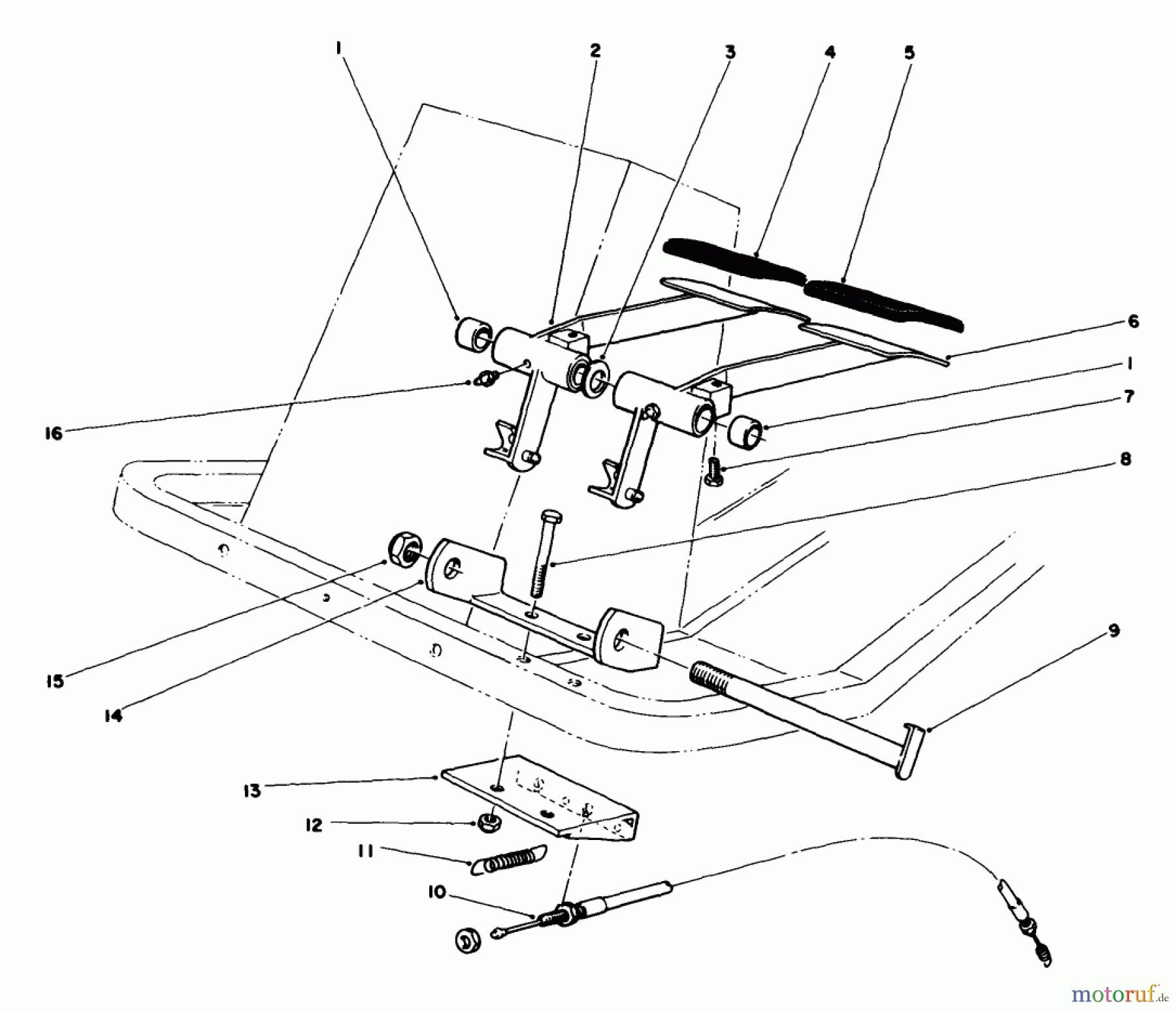  Toro Neu Mowers, Deck Assembly Only 30544 (117/120) - Toro 44