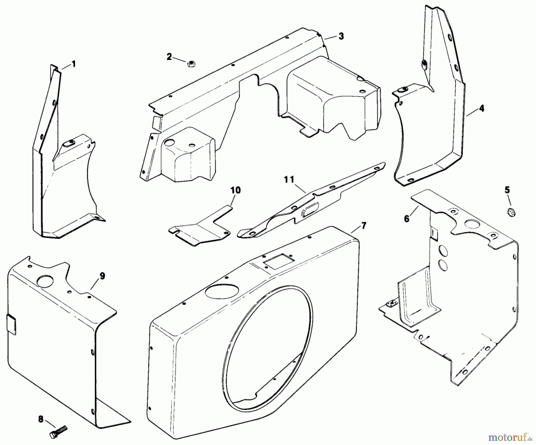  Toro Neu Mowers, Deck Assembly Only 30544 (120) - Toro 44