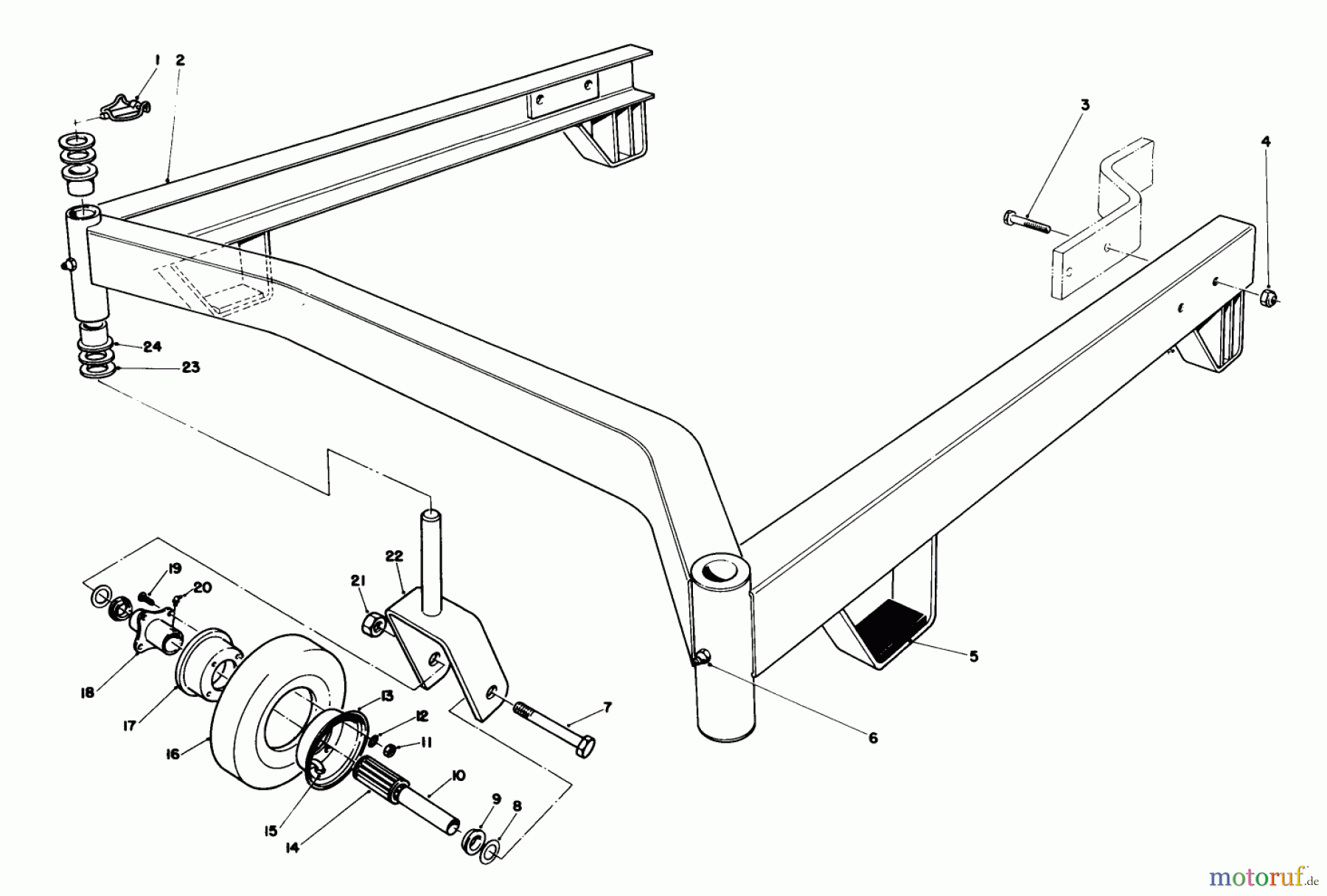  Toro Neu Mowers, Deck Assembly Only 30544 (120) - Toro 44