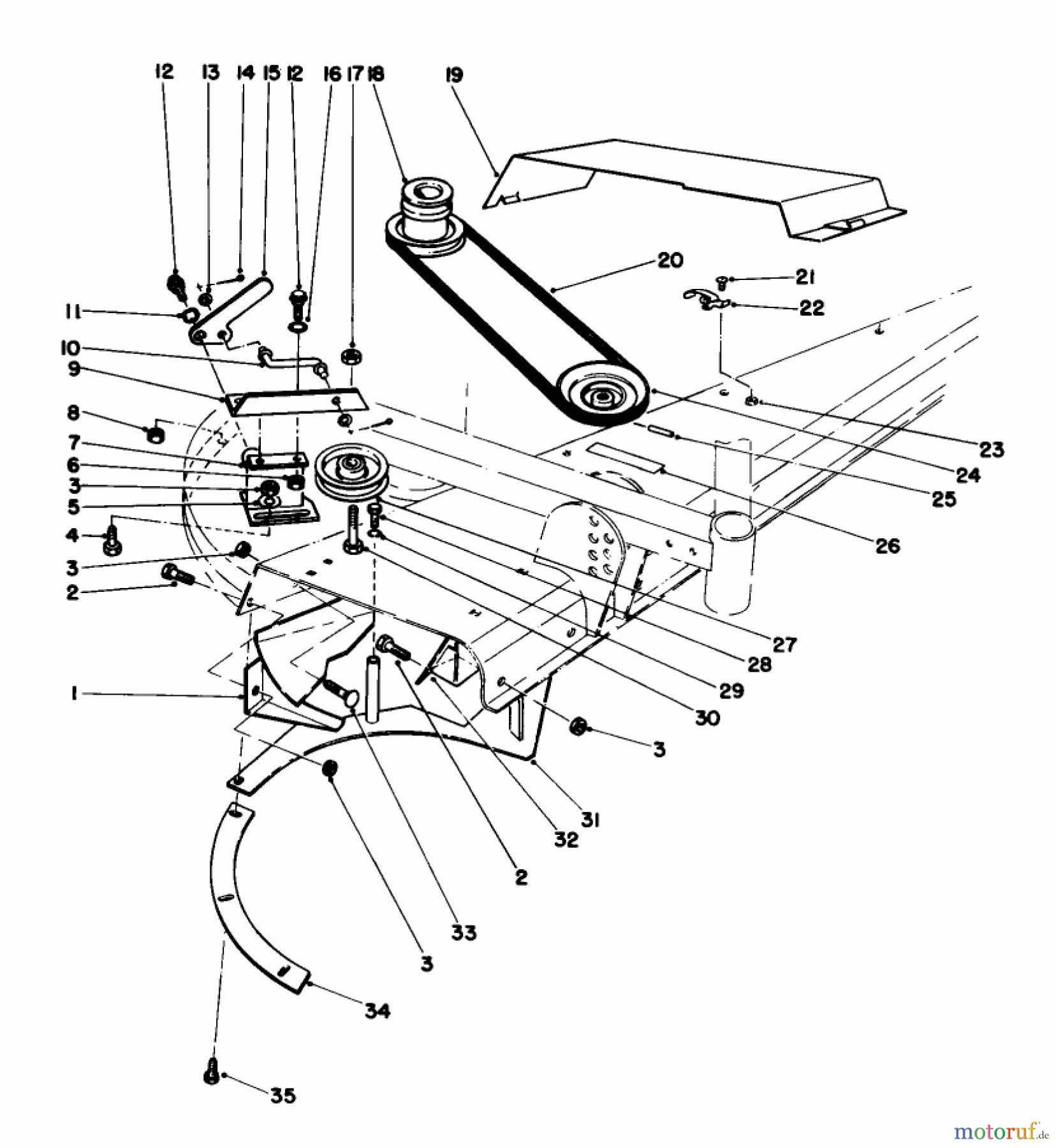  Toro Neu Mowers, Deck Assembly Only 30544 (120) - Toro 44