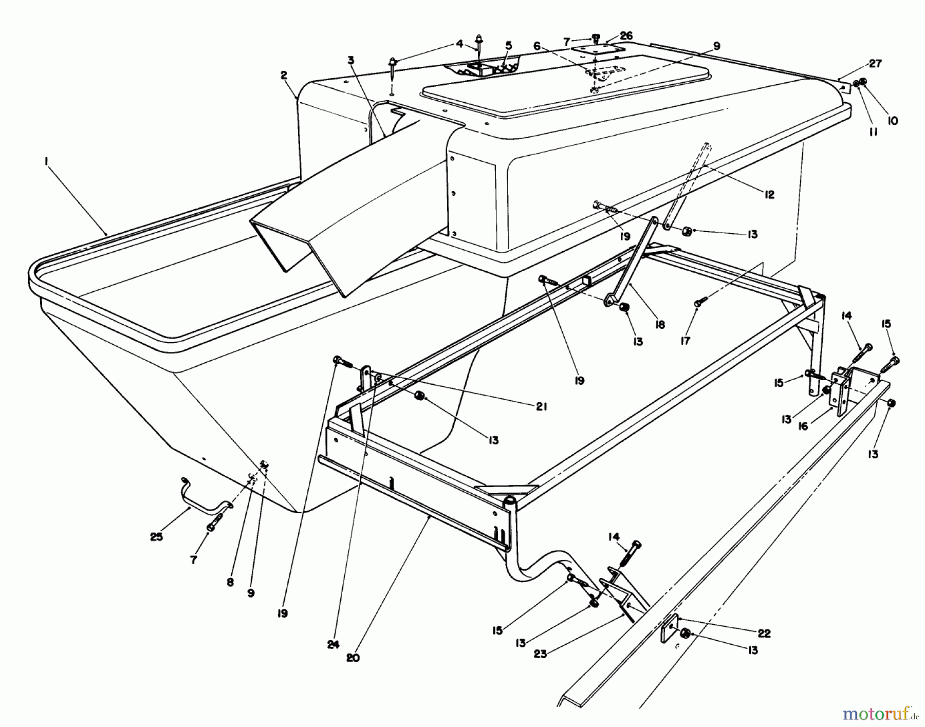  Toro Neu Mowers, Deck Assembly Only 30544 (120) - Toro 44