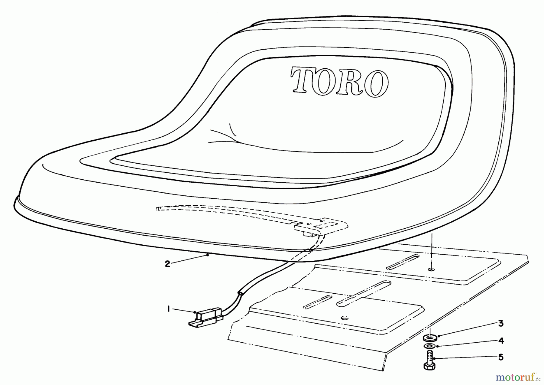  Toro Neu Mowers, Deck Assembly Only 30544 (120) - Toro 44