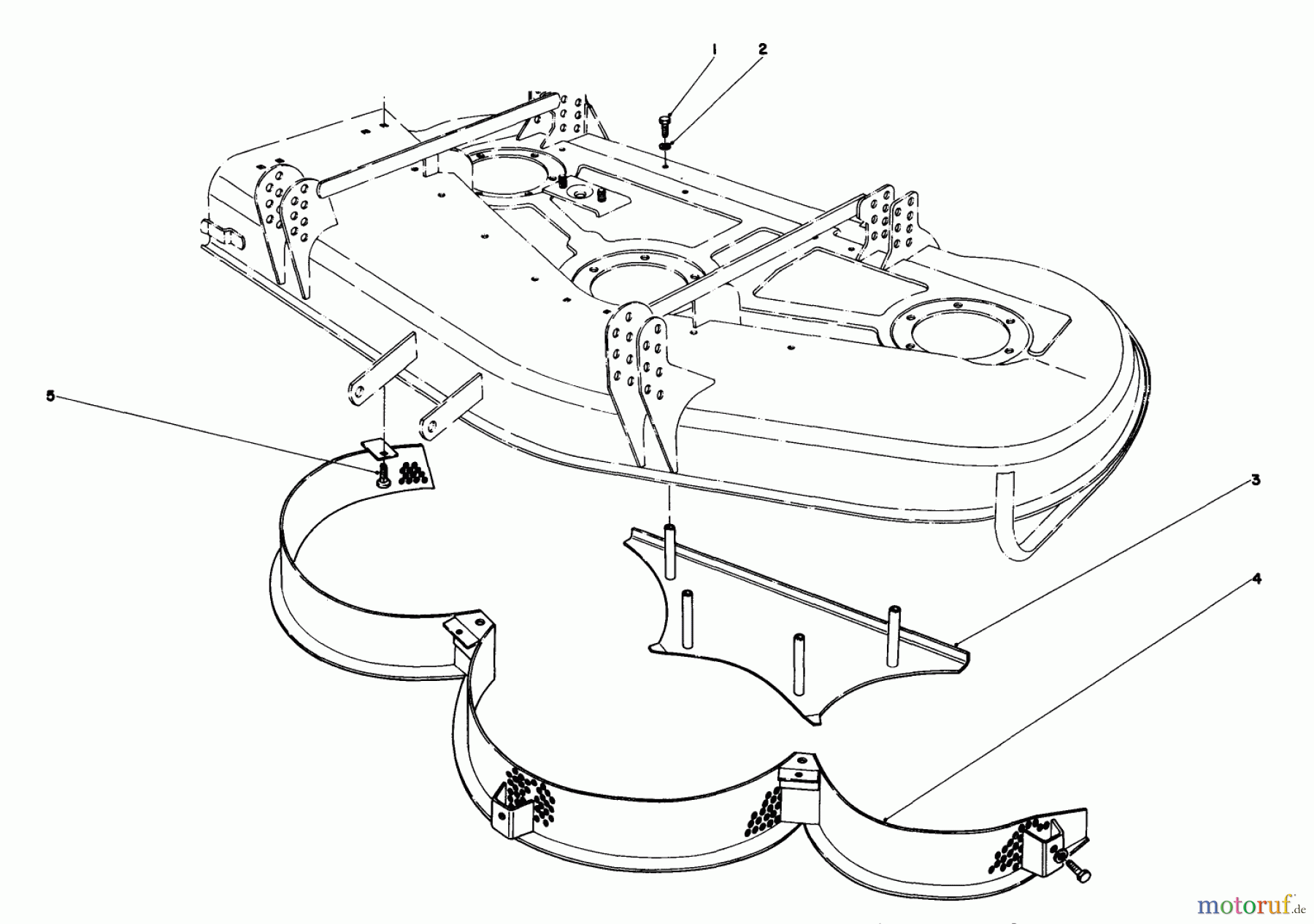  Toro Neu Mowers, Deck Assembly Only 30555 (200) - Toro 52