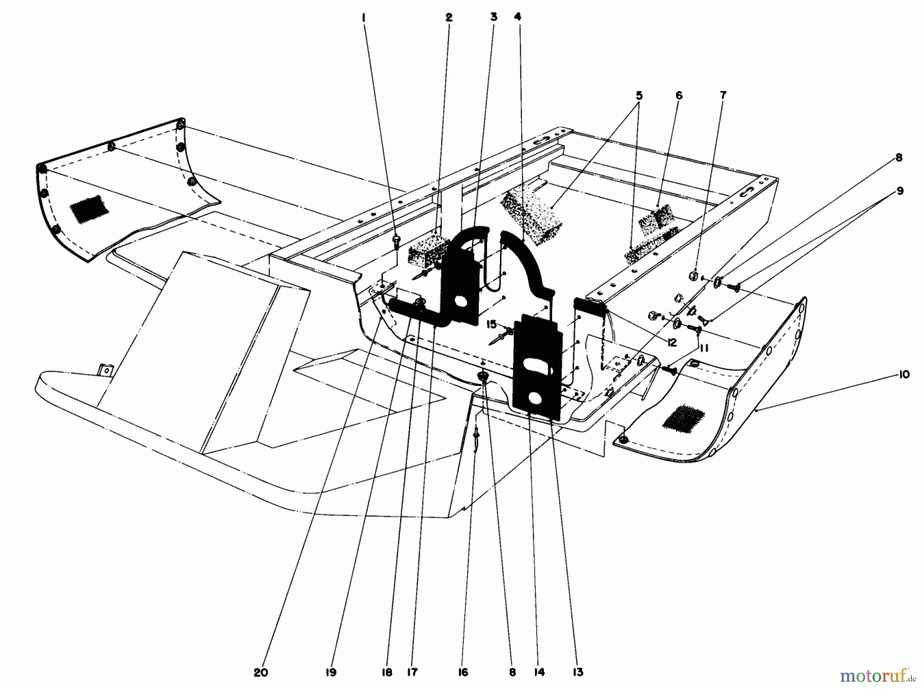  Toro Neu Mowers, Deck Assembly Only 30575 - Toro 72