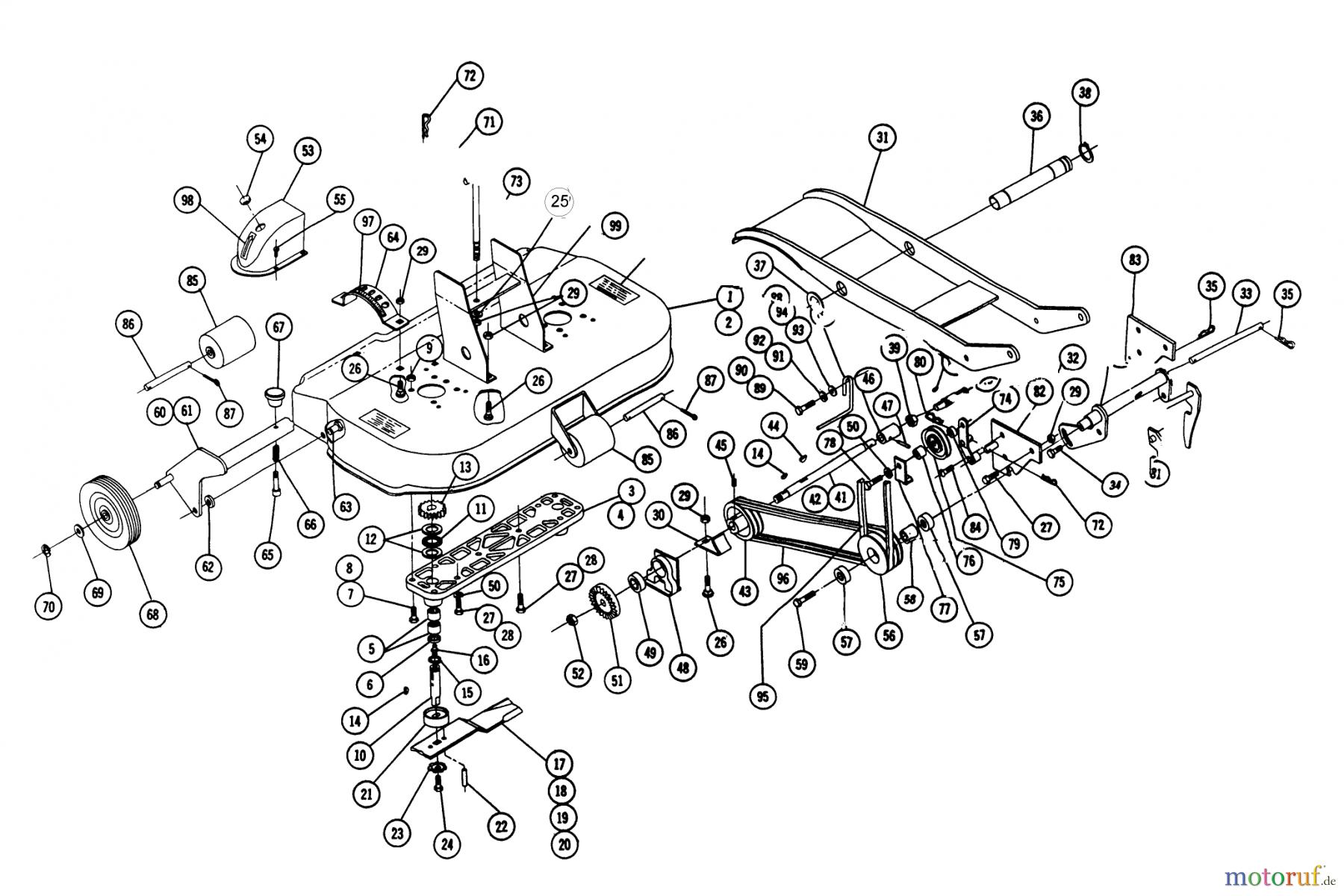  Toro Neu Mowers, Deck Assembly Only RL-426 - Toro 42