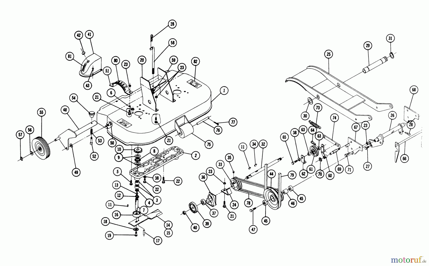  Toro Neu Mowers, Deck Assembly Only RL-367 - Toro 36