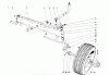 Toro 57017 - 25" Lawn Tractor, 1973 (3000001-3999999) Listas de piezas de repuesto y dibujos FRONT AXLE ASSEMBLY