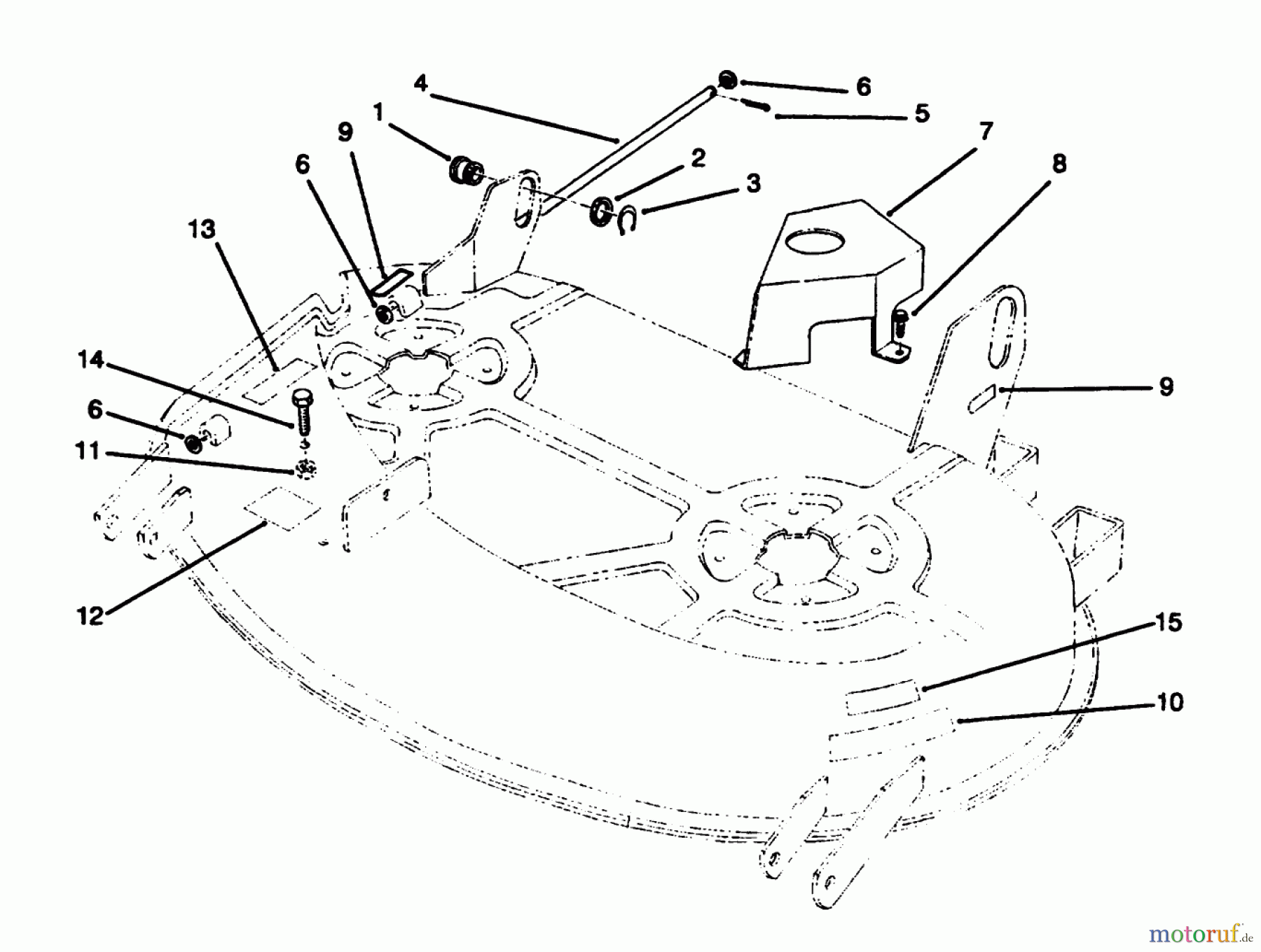  Toro Neu Mowers, Deck Assembly Only 78215 - Toro 38