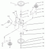 Toro 78294 - 52" Side Discharge Mower, XT Series Garden Tractors, 2003 (230000001-230999999) Listas de piezas de repuesto y dibujos PULLEY BOX ASSEMBLY