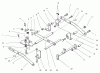 Toro 78305 - 36" Rear Discharge Mower, 300 Series GT Classic Tractors, 2002 (220000001-220999999) Listas de piezas de repuesto y dibujos DECK SUSPENSION ASSEMBLY