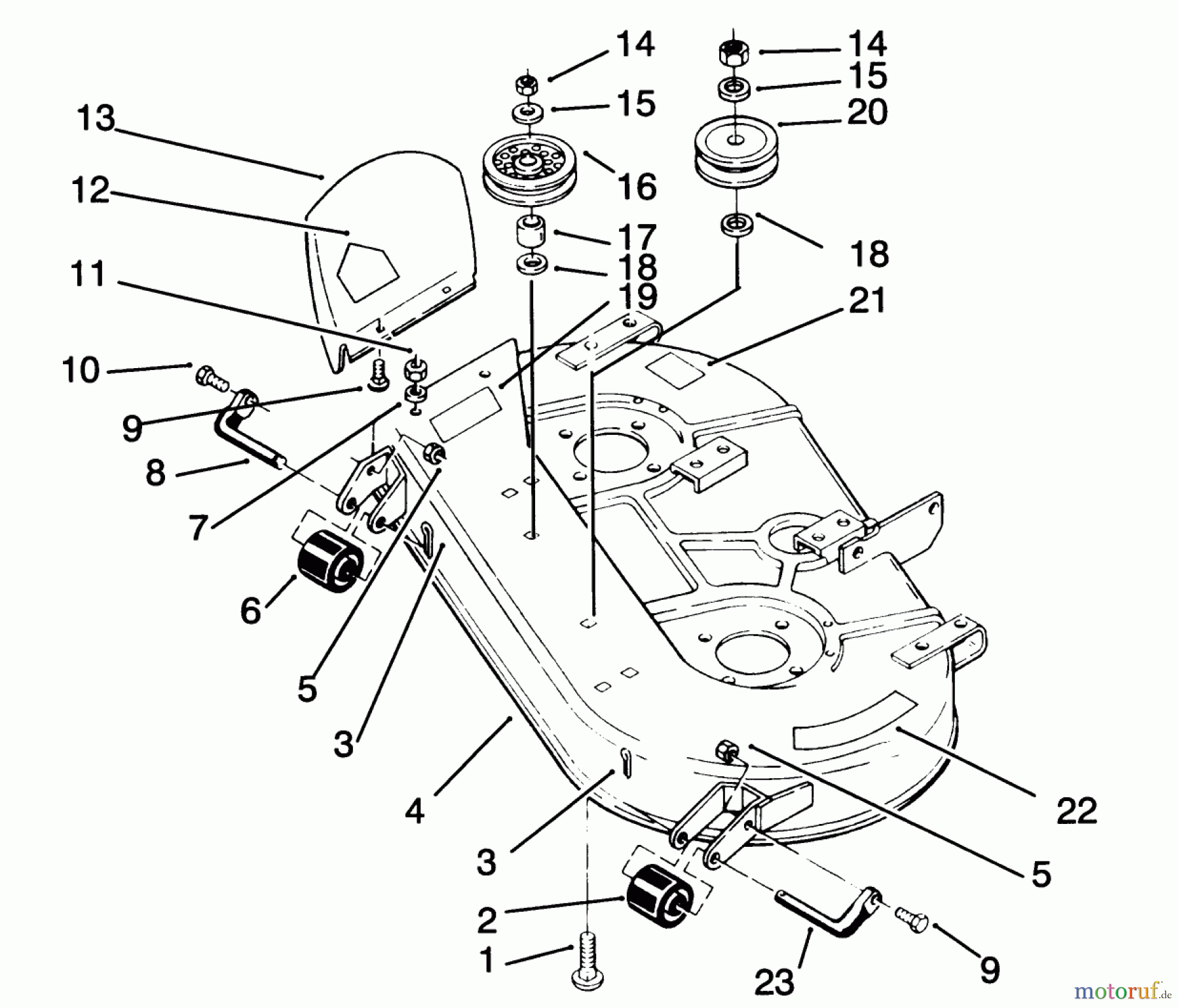  Toro Neu Mowers, Deck Assembly Only 78315 - Toro 37