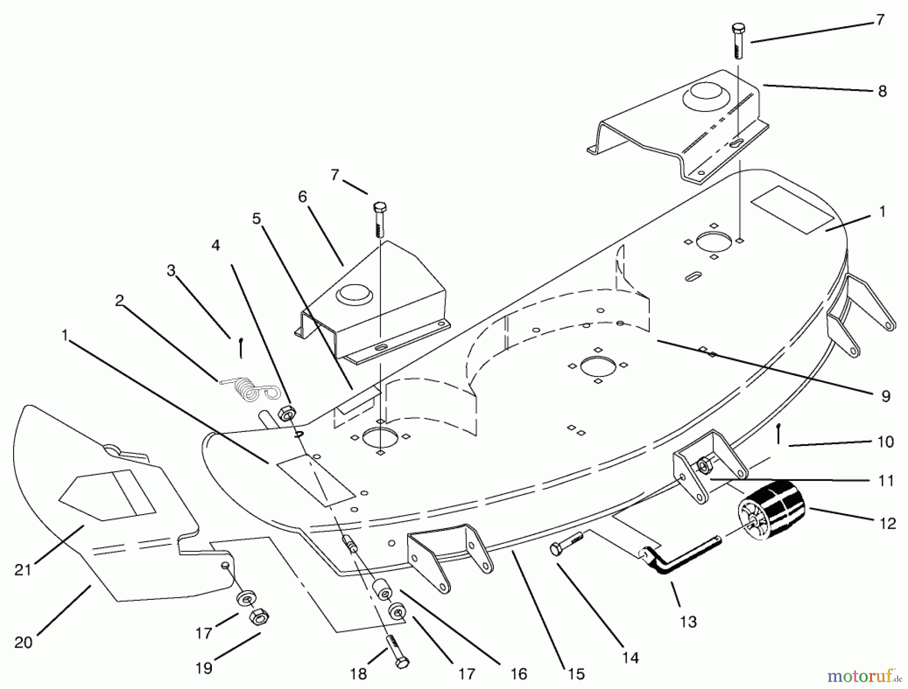  Toro Neu Mowers, Deck Assembly Only 78346 - Toro 42