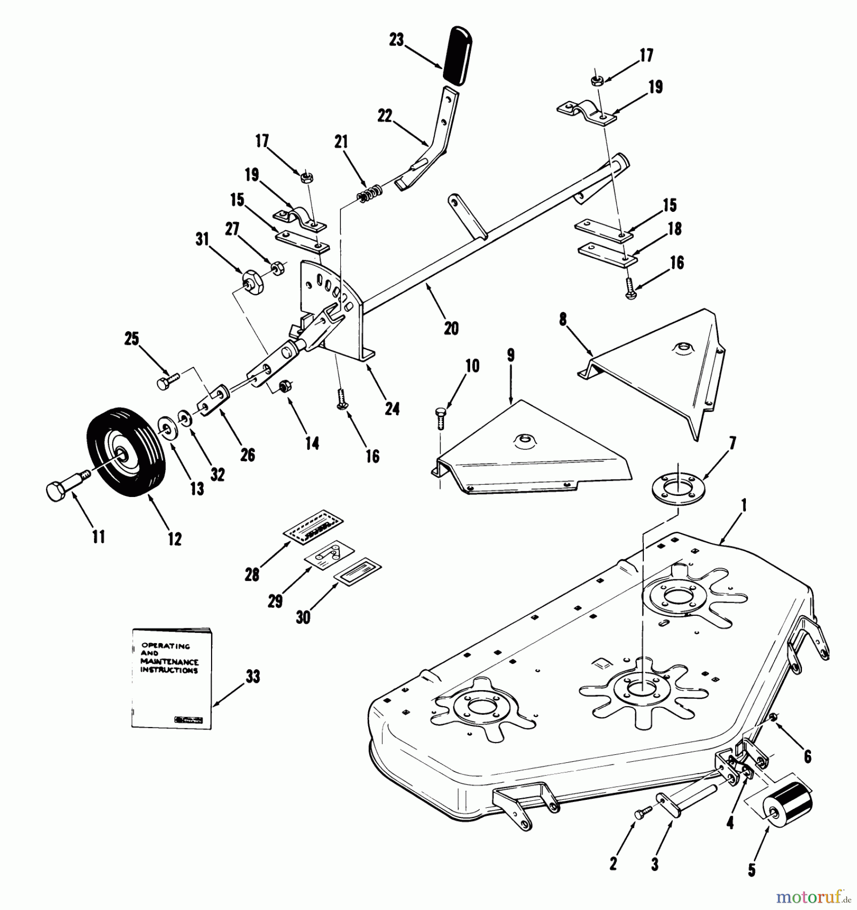  Toro Neu Mowers, Deck Assembly Only 95-48MS01 - Toro 48