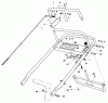 Toro 30113 - Mid-Size Proline Gear Traction Unit, 8 hp, 1987 (7000001-7999999) Listas de piezas de repuesto y dibujos HANDLE ASSEMBLY