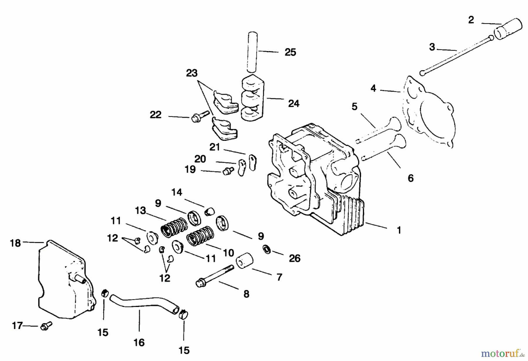  Toro Neu Mowers, Drive Unit Only 30176 - Toro Mid-Size Proline Gear Traction Unit, 14 hp, 1995 (590001-599999) ENGINE KOHLER MODEL NO. CV14 T-1412 #2