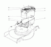 Toro 17005 - Electric Lawnmower, 1977 (7000001-7999999) Listas de piezas de repuesto y dibujos BATTERY ASSEMBLY