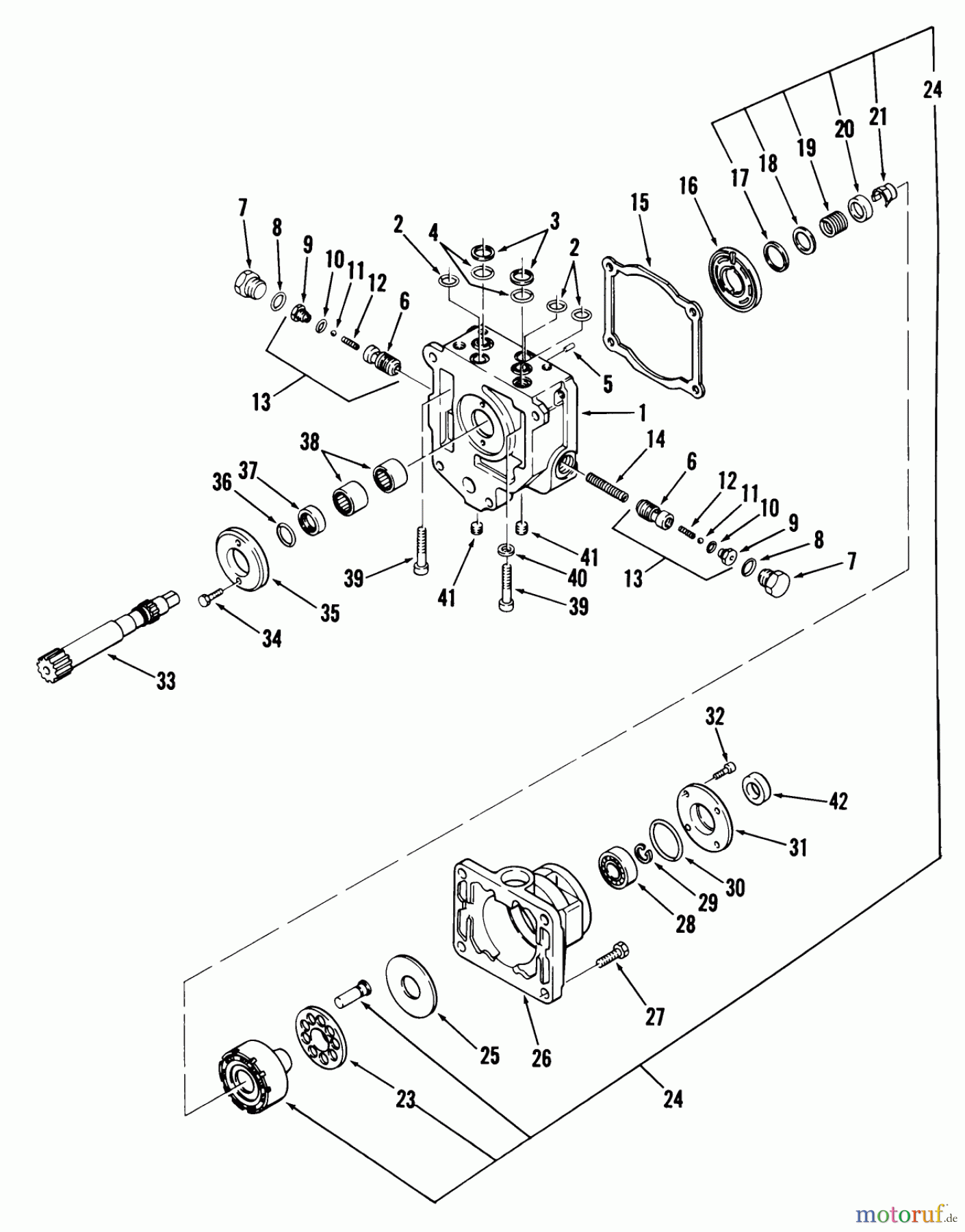  Toro Neu Mowers, Lawn & Garden Tractor Seite 1 01-16K801 (C-165) - Toro C-165 8-Speed Tractor, 1980 AUTOMATIC TRANSMISSION #3