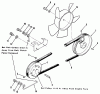 Toro 11-12K801 (C-125) - C-125 8-Speed Tractor, 1983 Listas de piezas de repuesto y dibujos DRIVE BELT AND PULLEYS