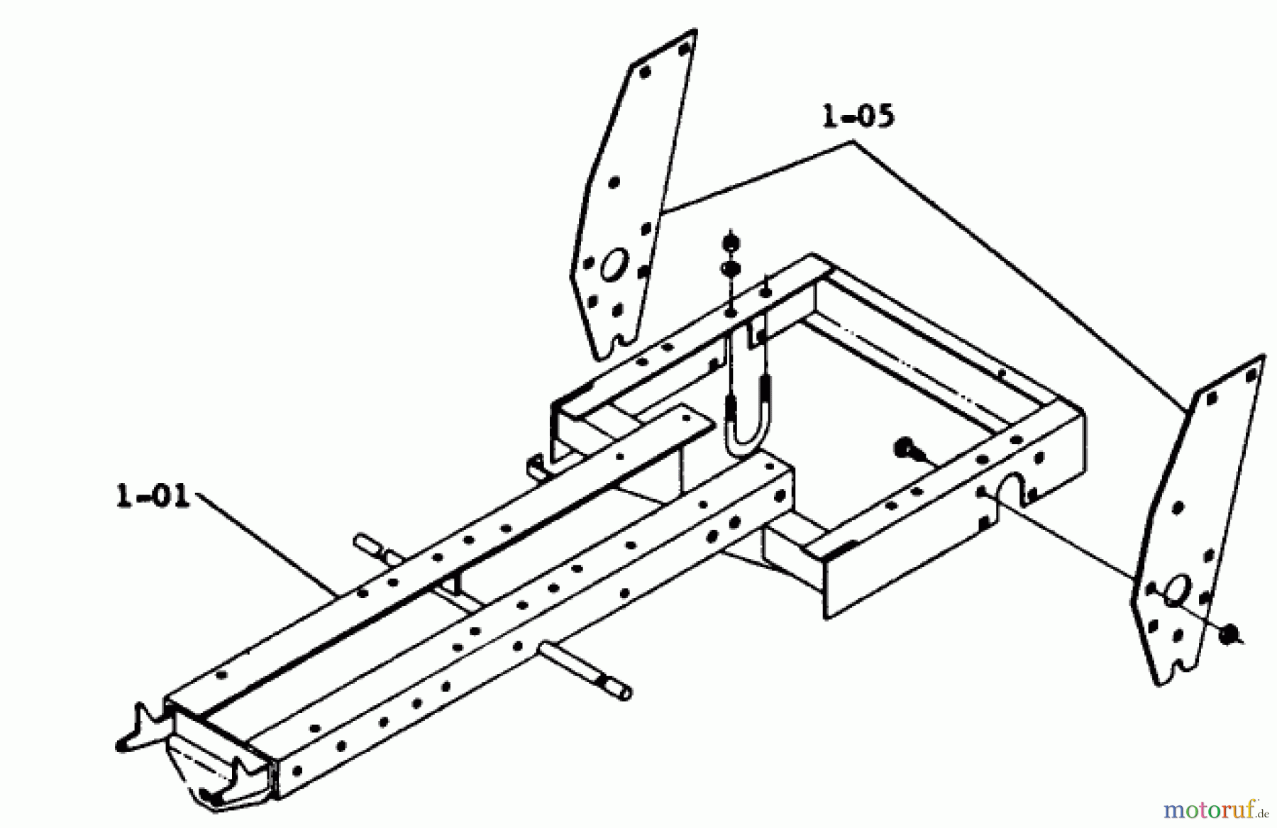  Toro Neu Mowers, Lawn & Garden Tractor Seite 1 1-0451 (800) - Toro 800 Automatic Tractor, 1972 FRAME ASSEMBLIES