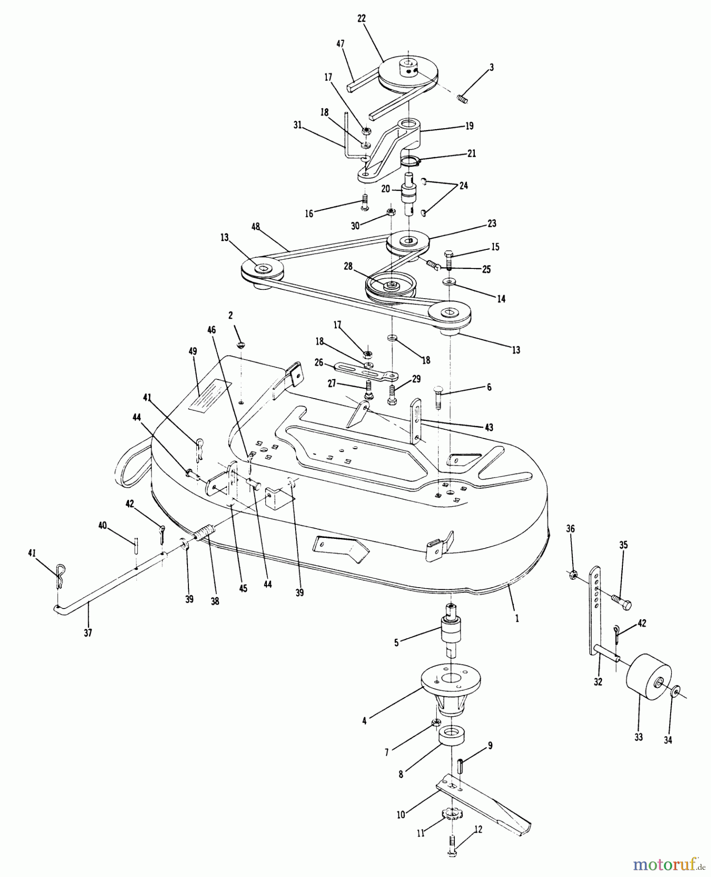  Toro Neu Mowers, Lawn & Garden Tractor Seite 1 1-8756 - Toro Lawn Ranger Tractor, 1970 PARTS LIST FOR LAWN RANGER MODEL 5-8322