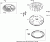 Toro 13RT61RH044 (LX466) - LX466 Lawn Tractor, 2008 (SN 1L137H10100-) Listas de piezas de repuesto y dibujos FLYWHEEL AND ROTATING SCREEN ASSEMBLY BRIGGS AND STRATTON 407777-0550-E1